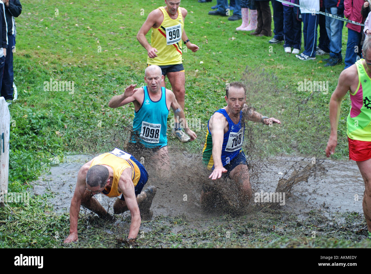 Men`s crosscountry running race at Senneleys Park, Birmingham, England